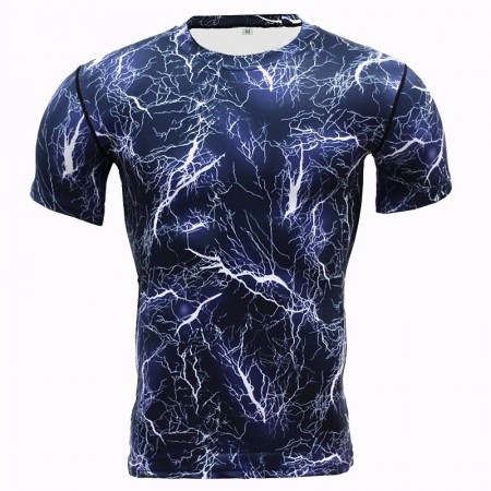 Men's Basic T-Shirt Army Camouflage Short Sleeve T-Shirt