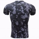 Camiseta Masculina Básica Manga Curta Estampa Camuflada Exercito