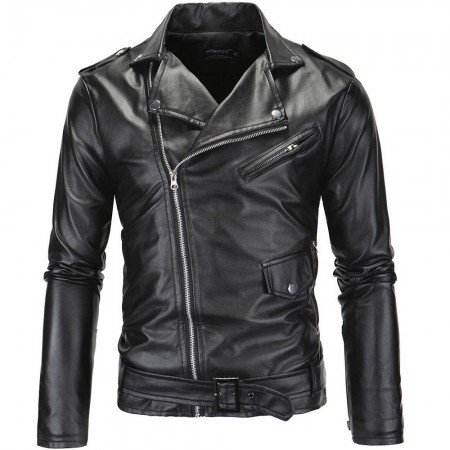 jaqueta couro moto masculina