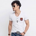 Men's Basic T-Shirt Lisa Cold Cotton Knit Various Colors