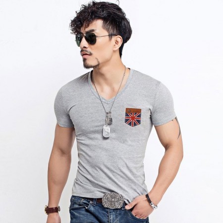 Men's Basic T-Shirt Lisa Cold Cotton Knit Various Colors