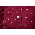 Social Men's Casual Shirt Small Red Button Angoras