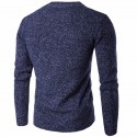 Cold Long Sleeve Men's Wool T-shirt Fashion Winter Thick