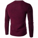 Cold Long Sleeve Men's Wool T-shirt Fashion Winter Thick