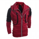 Men's Hooded Jacket Fashion Winter Zipper in Beautiful Cotton