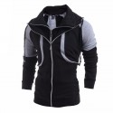 Men's Hooded Jacket Fashion Winter Zipper in Beautiful Cotton