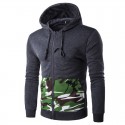 Men's Casual Zipper Hooded Sweatshirt Fashion Winter Hooded Sweatshirt