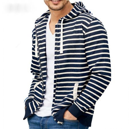 Hooded Sweater Men's Hooded Open Sweater