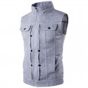 Men's Sport Jacket Sport Zipper Training Sweatshirt High Collar