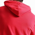 Men's Red and Black Hooded Sweatshirt