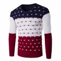 Geek Shirt Men's Colorful Striped Winter Long Sleeve