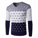 Geek Shirt Men's Colorful Striped Winter Long Sleeve