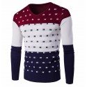 Geek Shirt Men's Colorful Striped Winter Long Sleeve