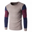 Thick Men's Winter T-shirt Long Sleeve Knitted Sweater