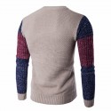 Thick Men's Winter T-shirt Long Sleeve Knitted Sweater