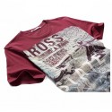 CROSS Men's Casual Short Sleeve Printed T-Shirt