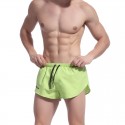 Short de Banho Masculino Curta Sexy Moda Praia Casual Verde e Amarelo