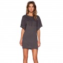 Dress Indian Short Dark Grey Vintage with Tassel