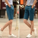 Bermuda Jeans para Homens Moda Casual Moda Urbana
