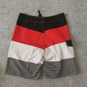 Men's Short Striped Fashion Style Beach Short Adjustable Fine Knit