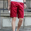 Men's Basic Bermuda Casual Short Solid Color Fine Knit