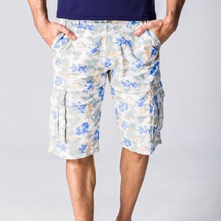 Bermuda Men Floral Casual New Summer Fashion Work with Handbags