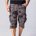 Short Masculino Estilo Militar Camuflagem Varios Bolsos