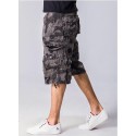 Short Masculino Estilo Militar Camuflagem Varios Bolsos