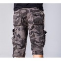 Short Masculino Estilo Militar Camuflagem Varios Bolsos