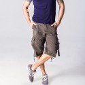 Short Masculino Moda Camuflagem Varios Bolsos