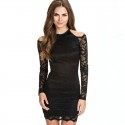 Income Sleeve Dress Black Long Short Party Night