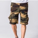 Short Masculino Camuflagem Varios Bolsos Do verão