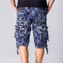 Men's Short Sleeve Printed Fashion Letters and Handbags