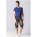 Men's Short Sleeve Printed Fashion Letters and Handbags