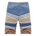 Short Curto Masculino Casual Moda Praia Listrado