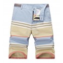 Short Curto Masculino Casual Moda Praia Listrado