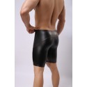 Men's Casual Short Faux Black Casual Sexy Beach Fashion