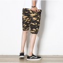 Masculino curto Camuflagem Militar Casual Colorido Moda Estilo