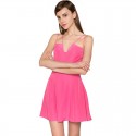 Pink Short Dress Women's Casual Summer Fashion