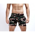 Short Casual Masculino Curto Estampado Camuflagem Moda Praia