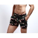 Short Casual Men's Short Print Camouflage Beachwear