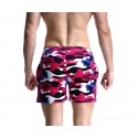 Short Casual Masculino Curto Estampado Camuflagem Moda Praia