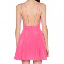 Pink Short Dress Women's Casual Summer Fashion