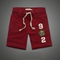 Short Curto Masculino Casual Academia Moletom Bordado