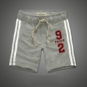 Short Curto Masculino Casual Academia Moletom Bordado