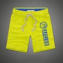 Short Curto Masculino Casual Academia Moletom Bordado