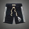 Short Curto Masculino Casual Academia Moletom Bordado