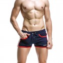 Short Curto Masculino Boxer Listrado Moda Casual Sexy