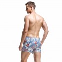 Short Masculino Curto Floral Estampado Confortável Moda Praia Verão