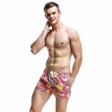 Short Masculino Curto Floral Estampado Confortável Moda Praia Verão